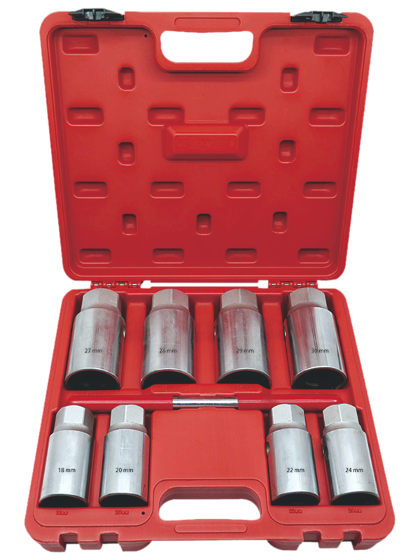 [159-5036] 8 Piece Metric Roller Cam Stud Extractor 18 - 30mm