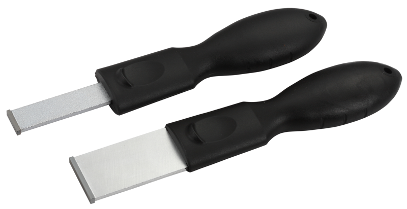 [159-7512] 2 Piece Tungsten Tip Carbon Scraper Set