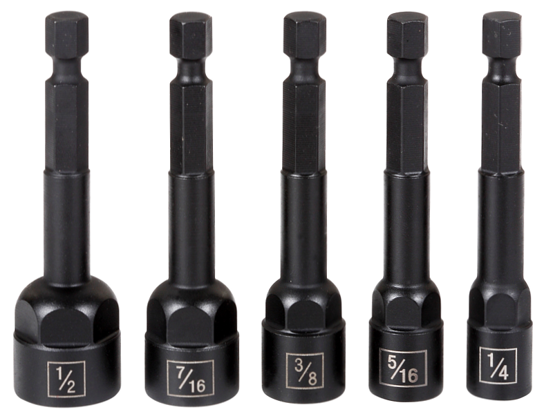 [159-8973] 5 Piece SAE Power Fastener Extractor Set 1/4" -1/2"