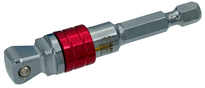 3/8 Inch  Wobble Sq.Drive to 1/4 Inch Hex to Adaptor