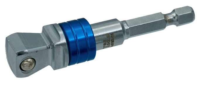 1/2 Inch  Wobble Sq.Drive to 1/4 Inch Hex to Adaptor