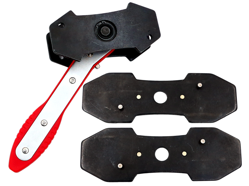 Ratcheting Brake Caliper Piston Tool w/4 Plates