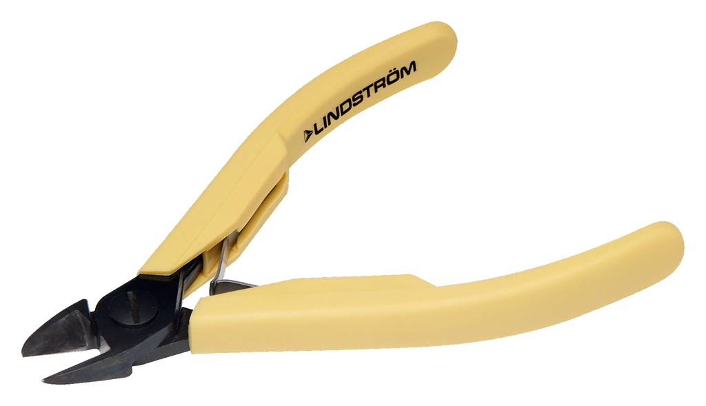 [LIN8160] Lindstrom 8160 Micro-Bevel® Precision Cut Diagonal Cutter Pliers Oval Head & ESD Safe Handle 0.4-2mm