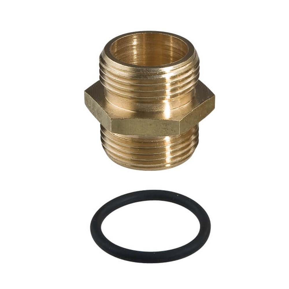 [160-ATF-3/4BRASSNIPPLESORINGPAIR] 3/4" Pair of Brass Nipples for Deep Filter Housing
