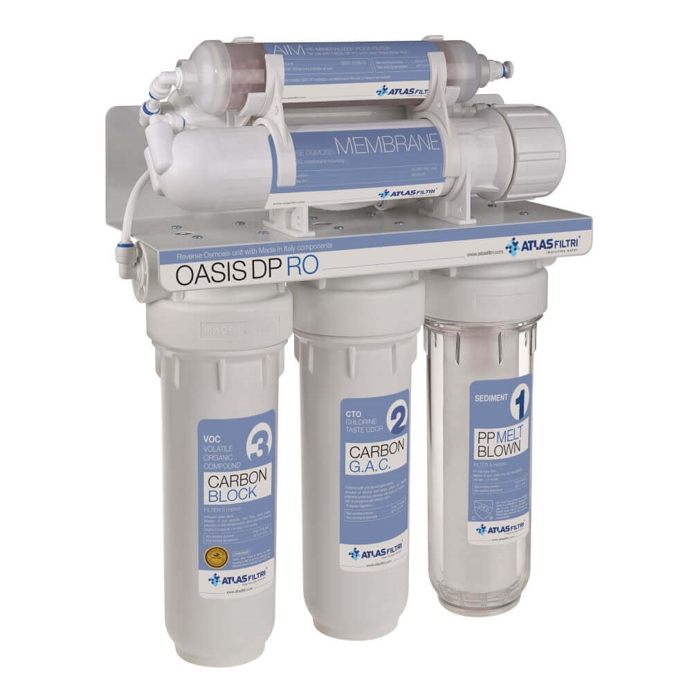 [160-ATF-OASISDPTRIO50STD] Oasis DP Underbench Reverse Osmosis RO Std with 16L Pressure Tank 189 LPD