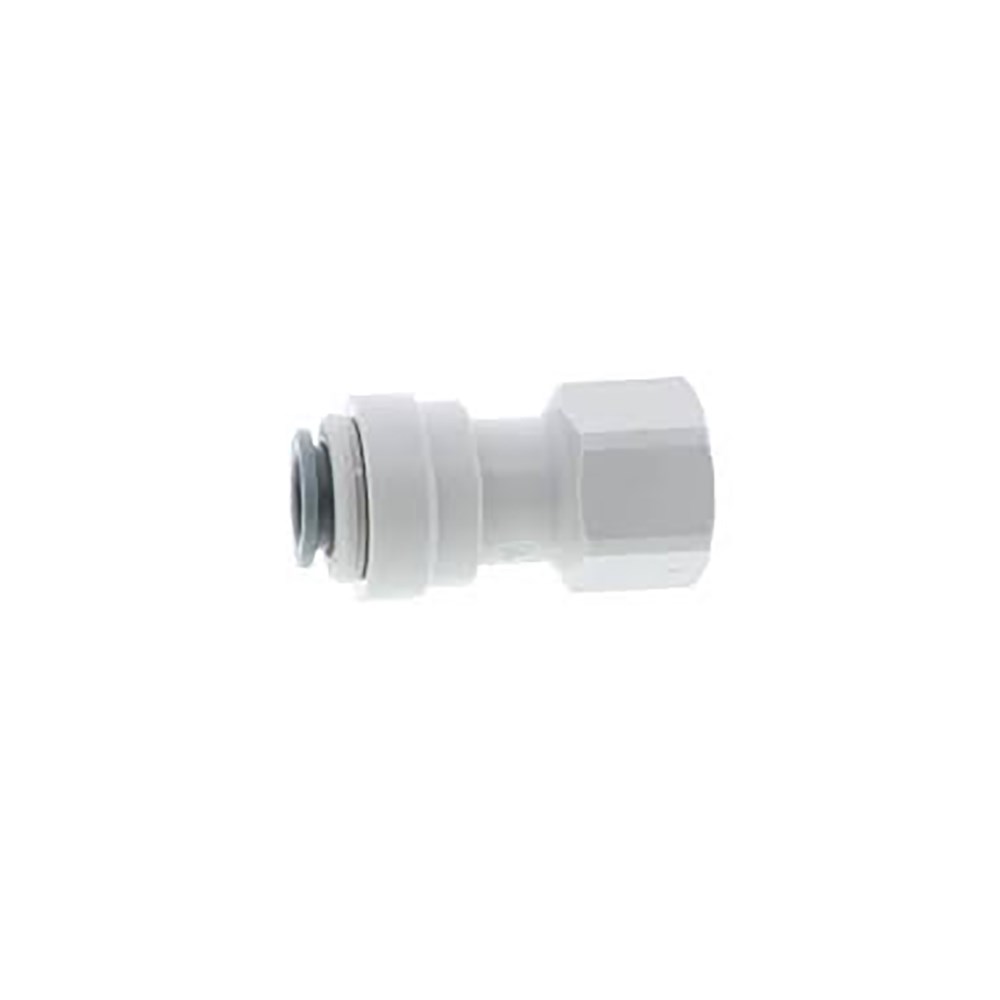 [160-ATF-FEMALESTR1/41/4OASIS] Female Straight Connector 1/4" Thread x 1/4" Hose for Oasis Deep Reverse Osmosis RO