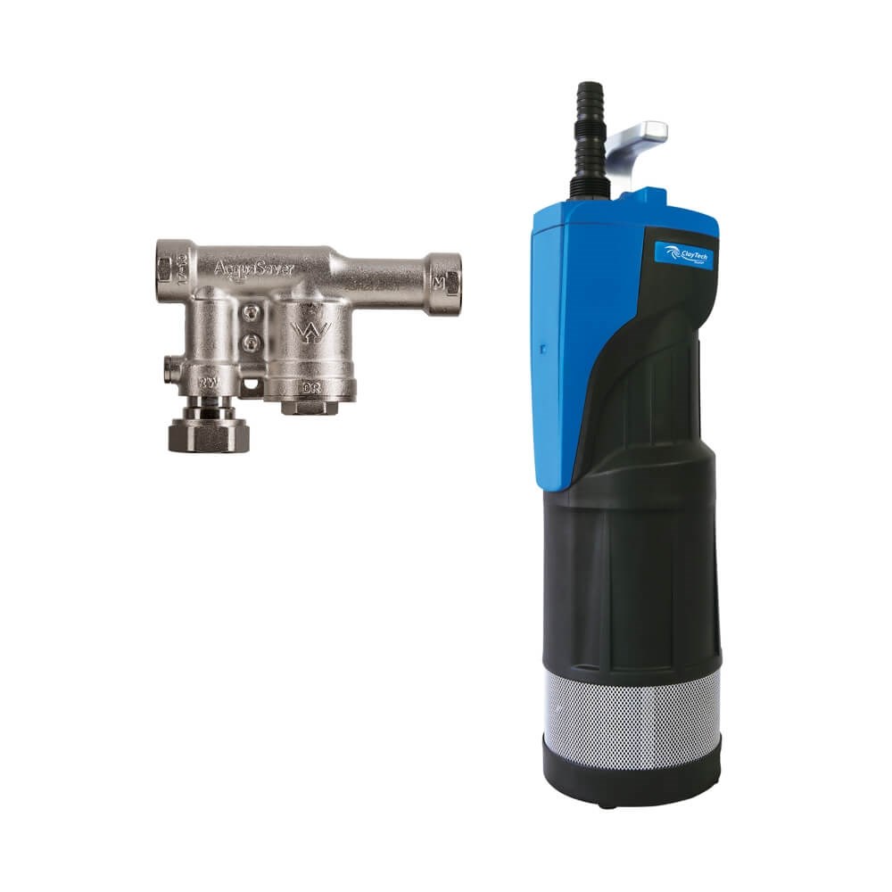 ClayTech CMS C6A2 - Divertron C6 Submersible Pressure Pump + 3/4" AcquaSaver
