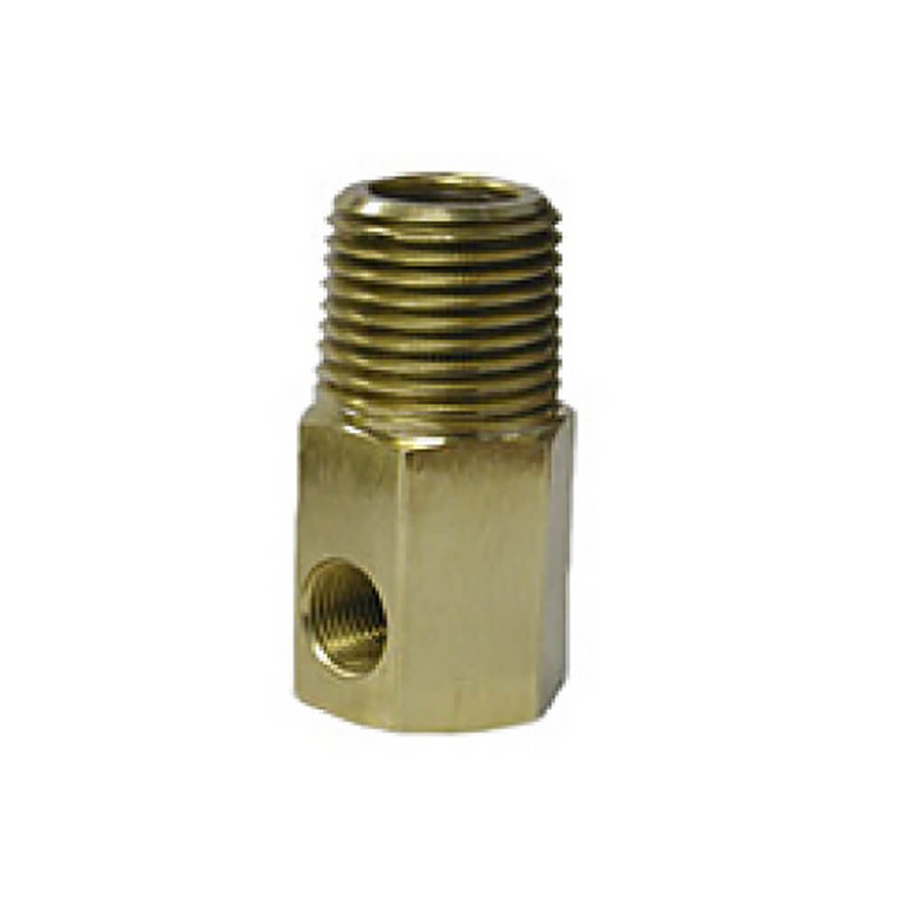 Brass Temperature Management Purge Valve for UV Systems 1.2" In/Out 1.4" Side Port