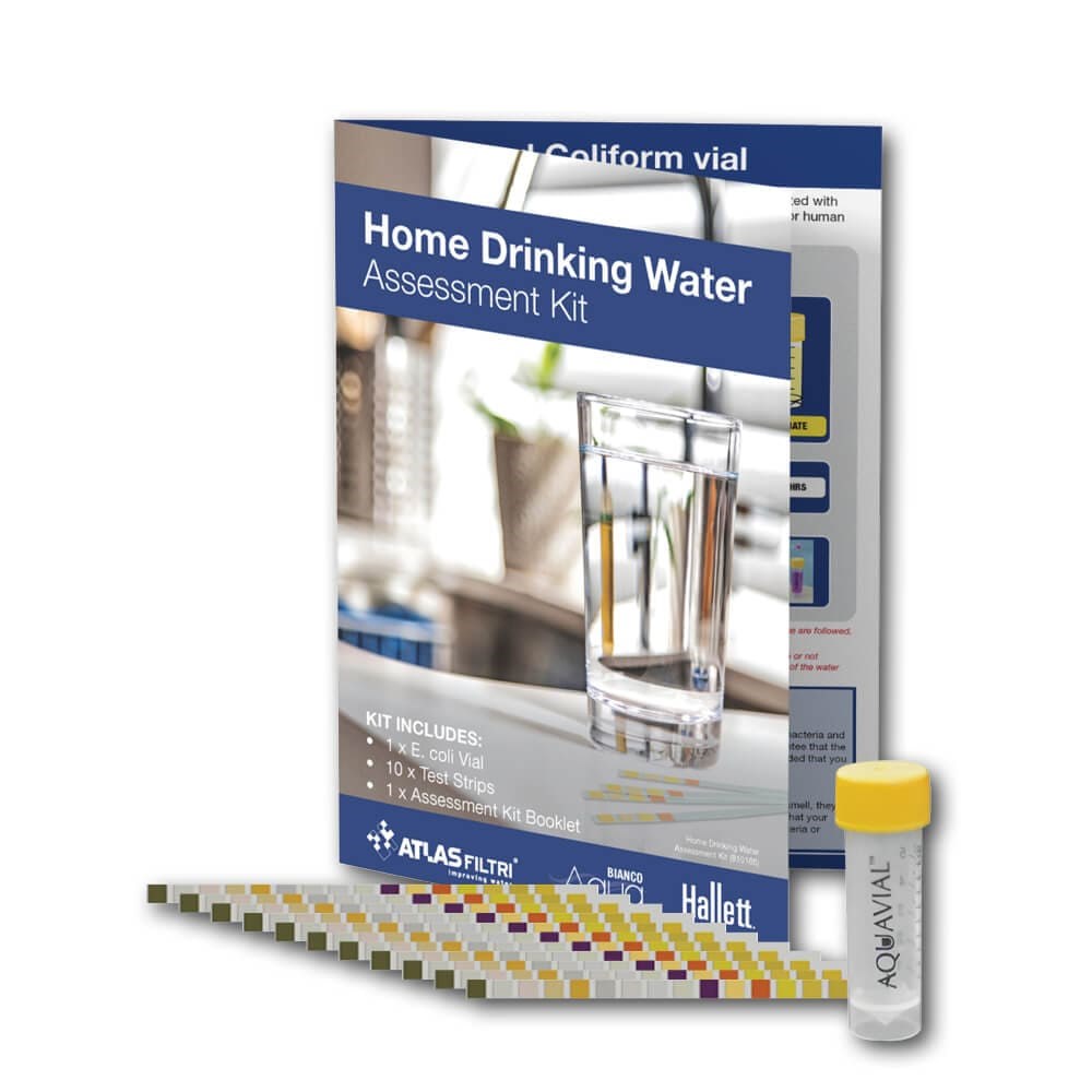 [160-BIA-HOMEWATERASSESMENTKIT] Home Water Assessment Kit - Includes 1 x E.coli Vial 10 x Test Strips & 1 x Assessment Kit Booklet