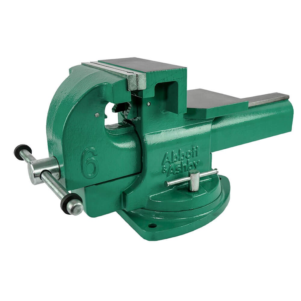 [160-ATBVHD150] Abbott & Ashby 6" (150mm) Heavy Duty Bench Vice Quick Release with 360 Degree Swivel Base