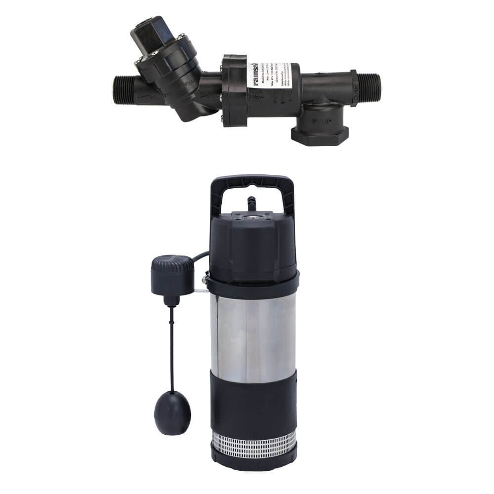 [160-RS6-AUTOSUB] RS6-AUTOSUB - Rainsaver MK6 Pump Kit with Submersible Auto Sub Pump 100L/Min 46M 750W