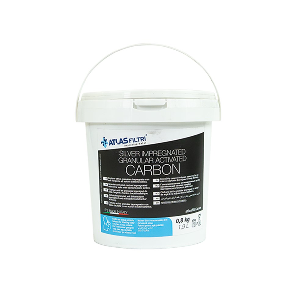 [160-ATF-REFILLGAC&S10"BIG] Refill - Granular Activated Carbon With Silver 0.8kg/1.9L