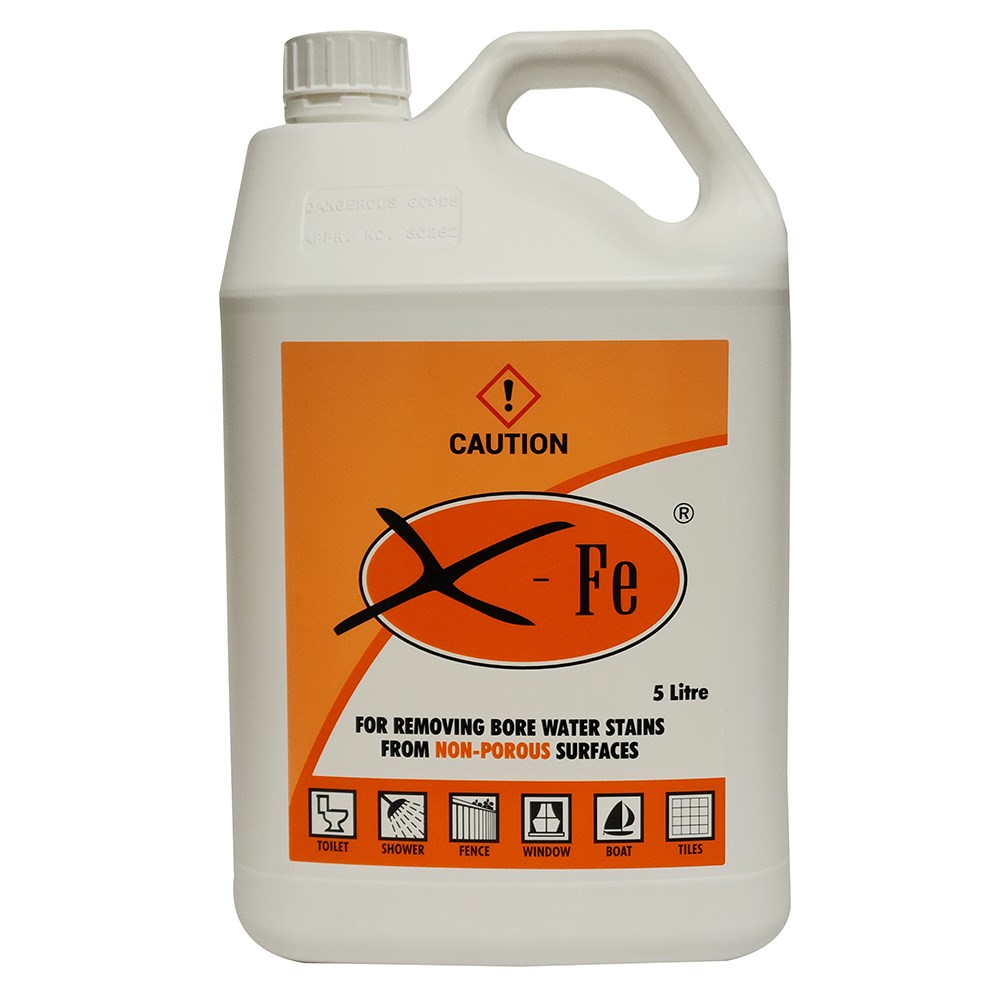 [160-CLE-XFE5L] X-FE - 5 Litre - Bore Stain Cleaning Solution