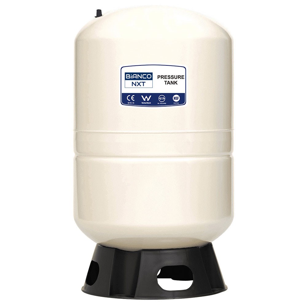 BIA-BPT-100 - Bianco Pressure Tank 100 Litre Vertical Almond 4 Bar Pre-Charge
