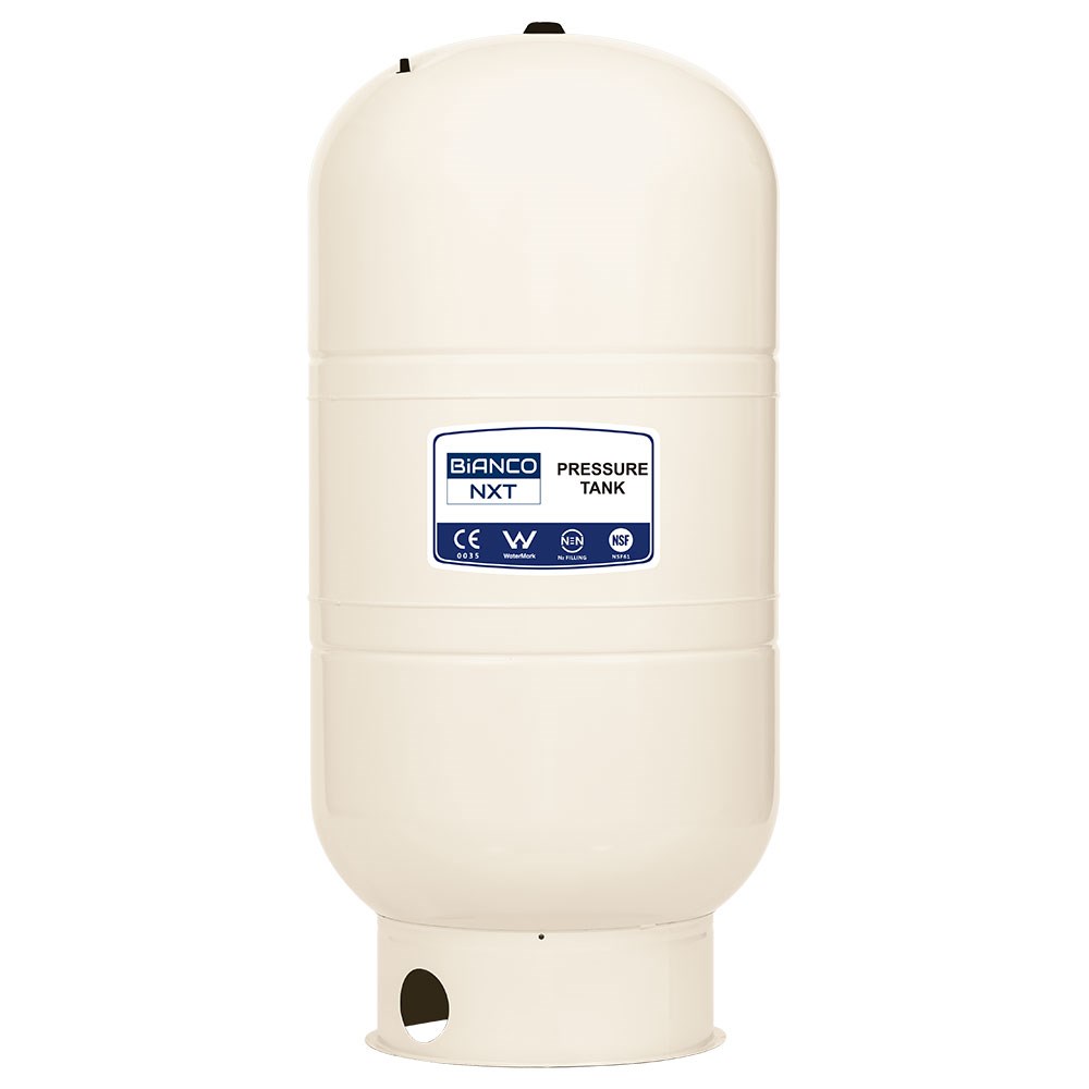 [160-BIA BPT-450] BIA-BPT-450 - Bianco Pressure Tank 450 Litre Vertical Almond 4 Bar Pre-Charge
