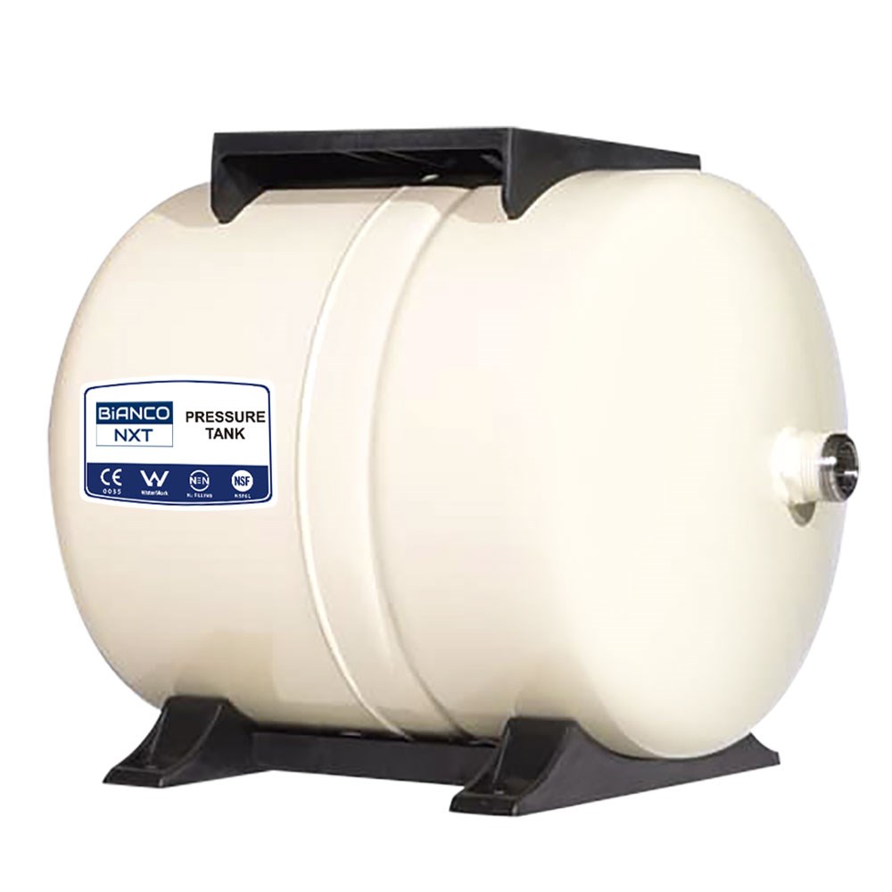BIA-BPT-24H - Bianco Pressure Tank 24 Litre Horizontal Almond 4 Bar Pre-Charge