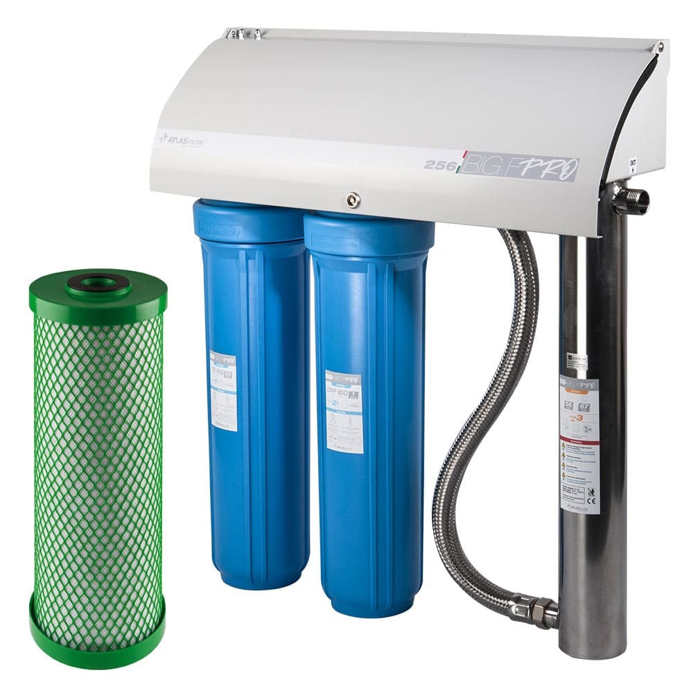 [160-ATF-BIGFPRO256-C] Atlas Filtri BIG F Pro 256 with 5 Mic Carbon 20" BIG - UV Filtration System