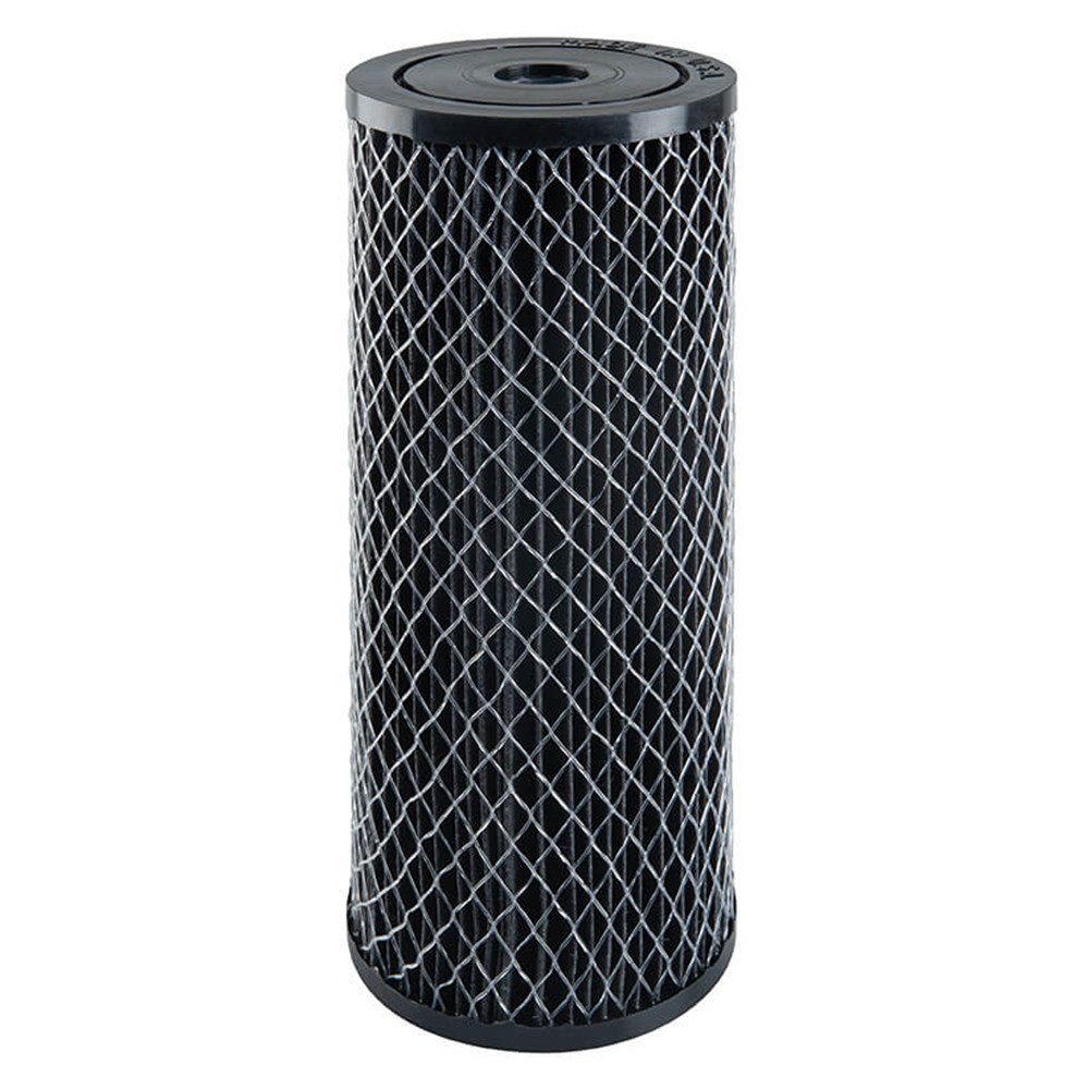 [160-ATF-CP10BIG5MCR] 10 Micron Carbon Pleated Cartridge Filter 10" Big