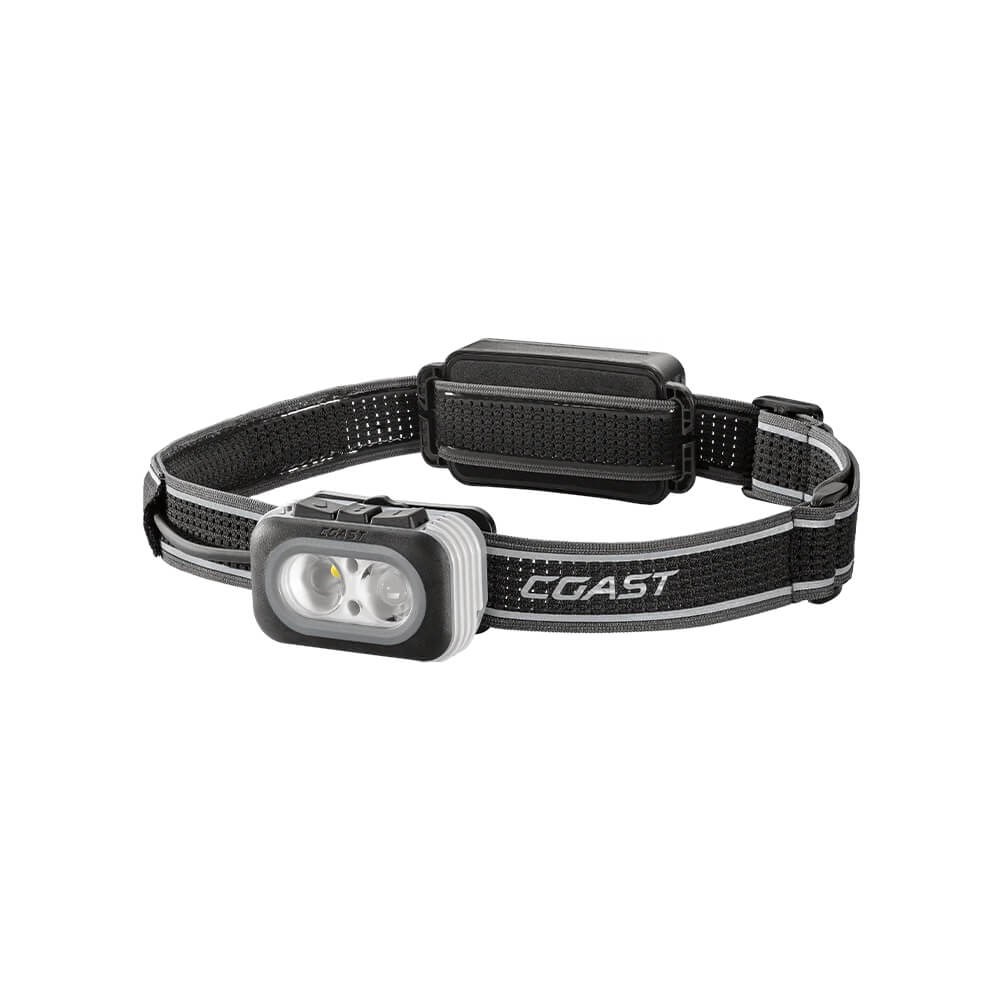 [160-COARL20RB] COAST RL20RB Rechargeable 1000 Lumen Tri Colour Headlamp with Red Rear Lighting + Booster Battery