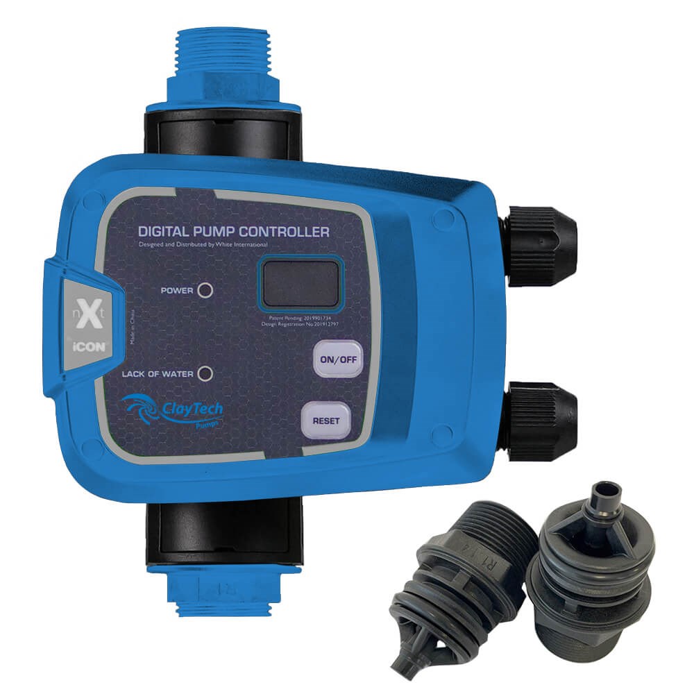 [160-CLA-NXT-BLUE25MM-UNION-KIT] CLA-NXT-BLUE - ClayTech nXt Blue Pump Controller with 25mm Union