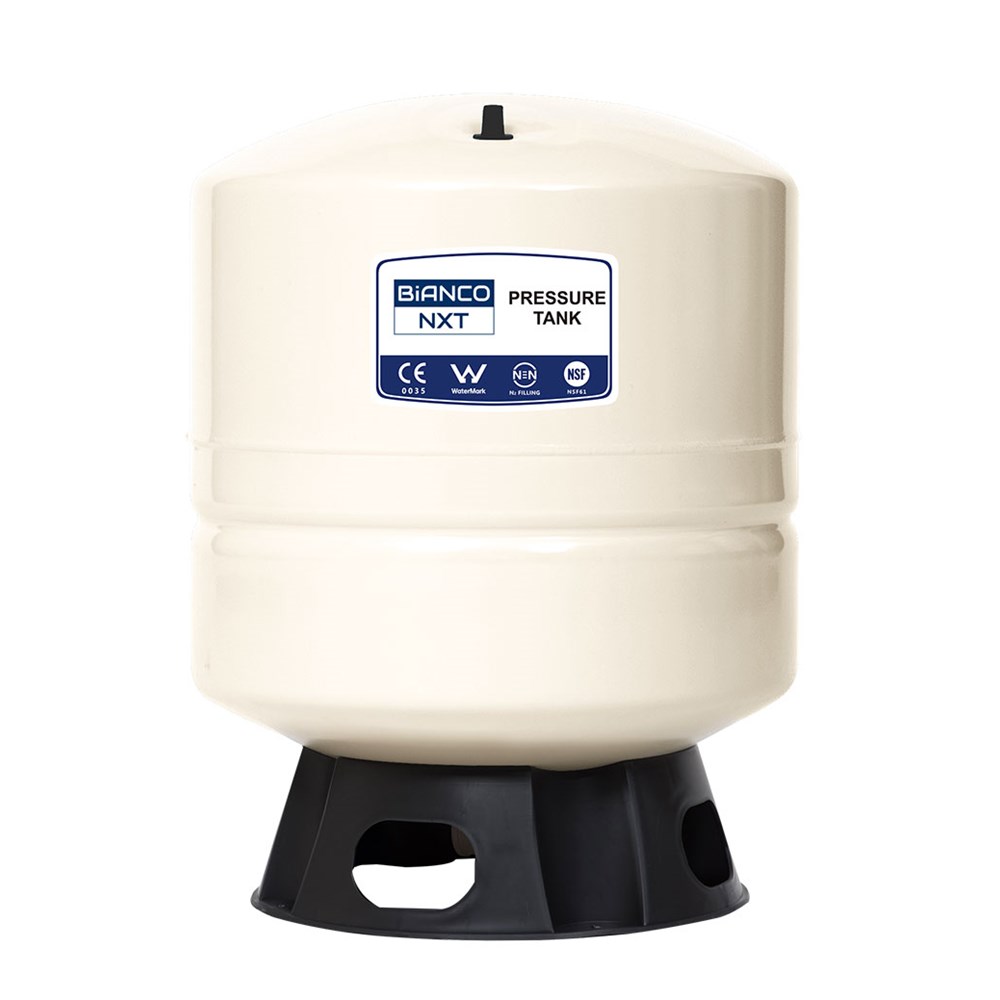 [160-BIA BPT-40] BIA-BPT-40 - Bianco Pressure Tank 40 Liter Vertical Almond 4 Bar Pre-Charge