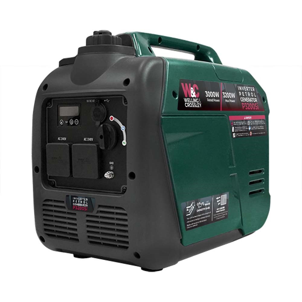 WC-P3200Si Welling & Crossley 3 200W Smart Silent Inverter Petrol Generator