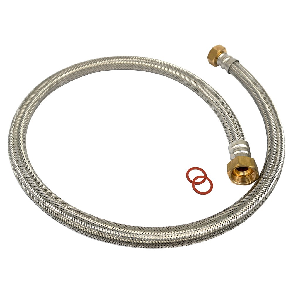 BIA-NXT Vertical Multi-Stage Braided Hose 1.5m 22mm 20 Bar 1"BSPF Swivel Ends