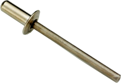 100 Pieces 4mm(5/32" ) 3.2mm Grip Steel Rivets