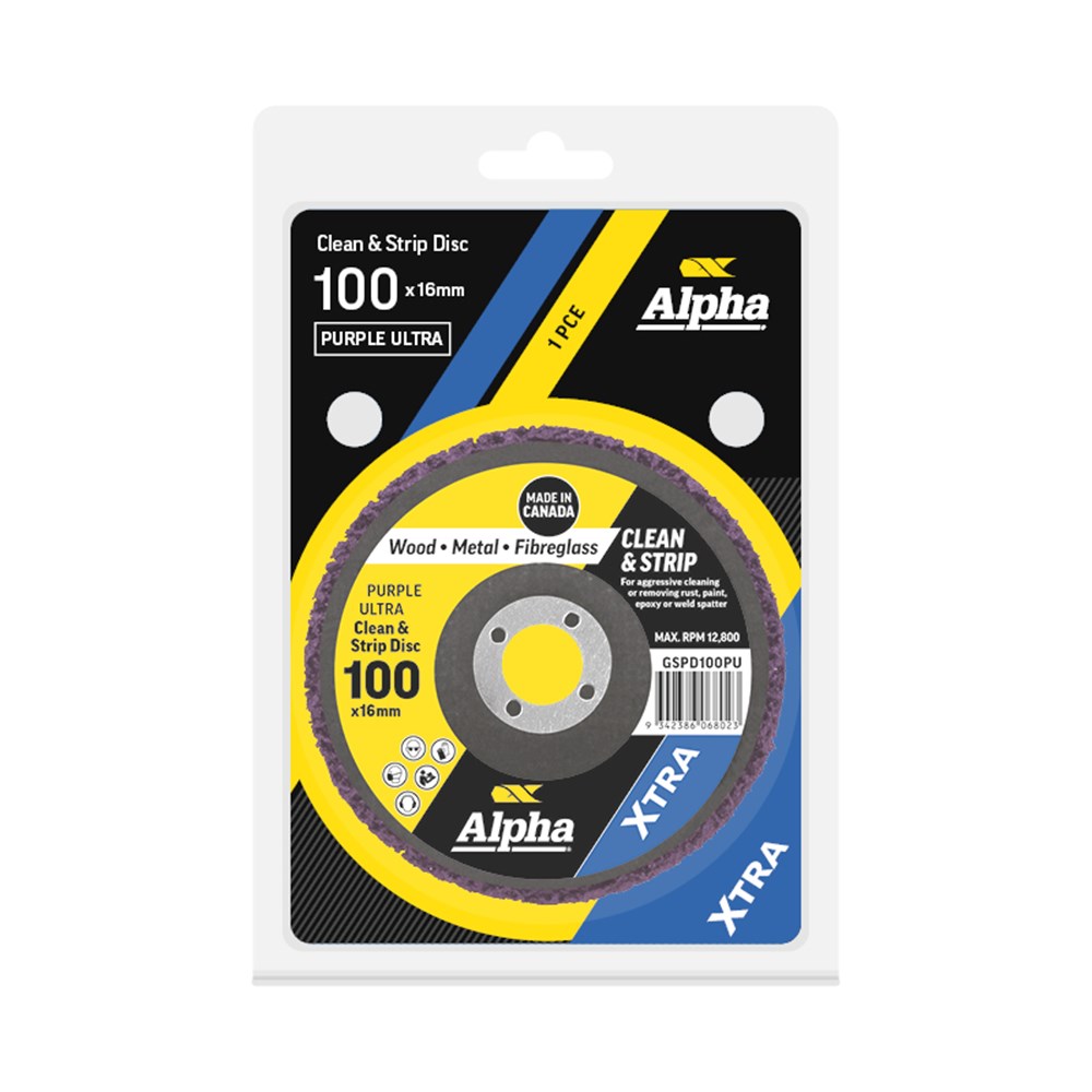 [170-CGSPD100PU] Clean & Strip Disc 100mm Purple ultra XTRA Carded