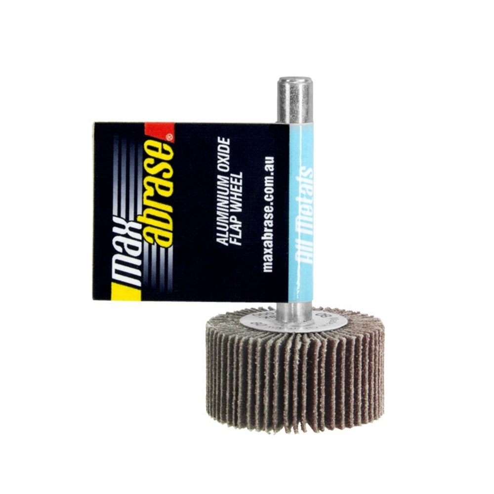 [170-GFWA301580] Flap Wheel Mounted 30 x 15 x 6mm A80 Grit AlOx Bulk