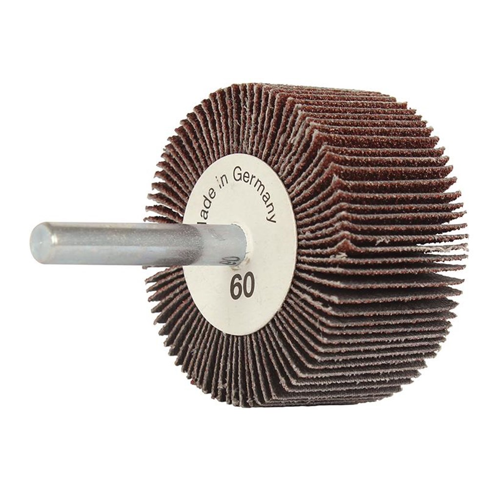 [170-GFWA402060] Flap Wheel Mounted 40 x 20 x 6mm A60 Grit AlOx Bulk