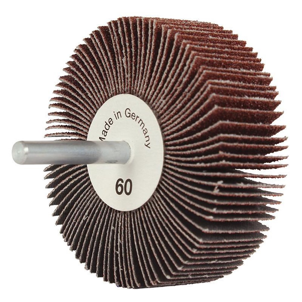 Flap Wheel Mounted 75 x 38 x 6mm A40 Grit AlOx Bulk