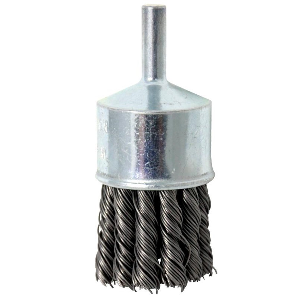 [170-GKWEB30] Knot Wire End Brush 30mm with 1/4 Inch Mandrel Shank