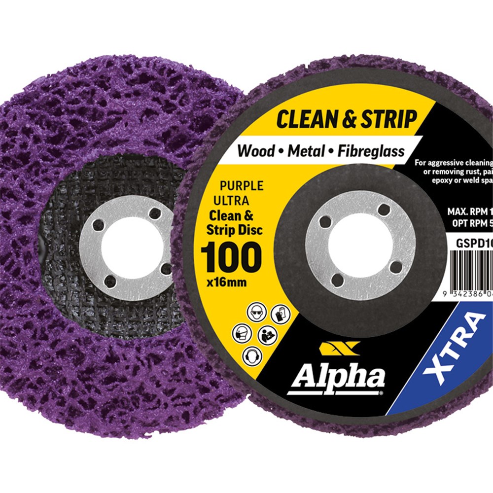 [170-GSPD100PU] Clean & Strip Disc 100mm Purple ultra XTRA Bulk