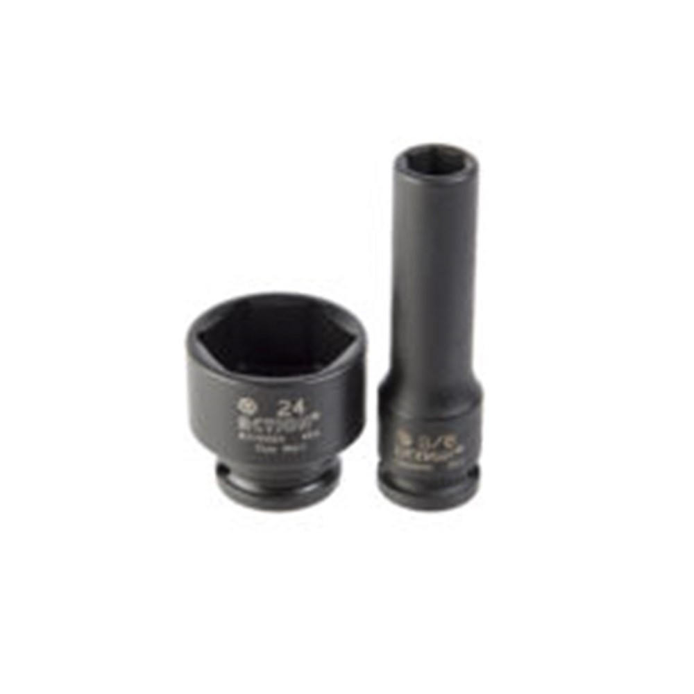 1" x 3/8 Inch Drive 6-Point Imperial Deep Impact Socket