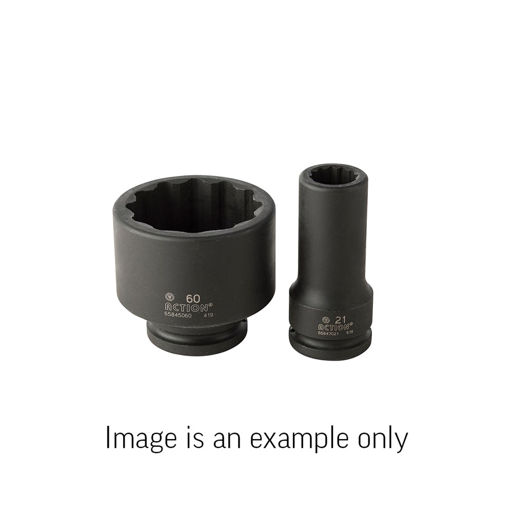 5/8" x 1/2 Inch Drive 12-Point Imperial Standard Impact Socket