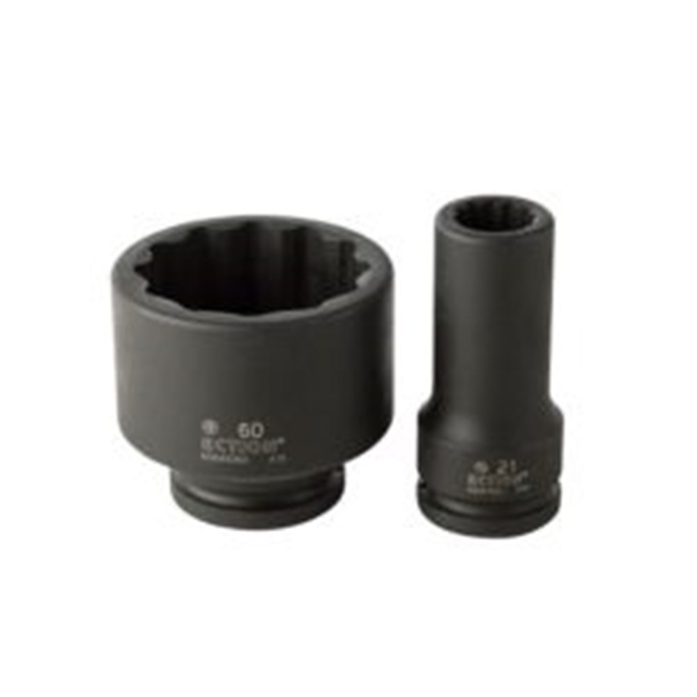 1-1/4" x 3/4 Inch Drive 12-Point Imperial Standard Impact Socket