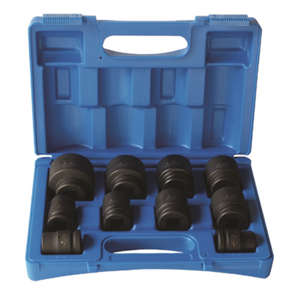 10 Pieces 3/4 Inch Drive 6-Point Metric Standard Socket Set