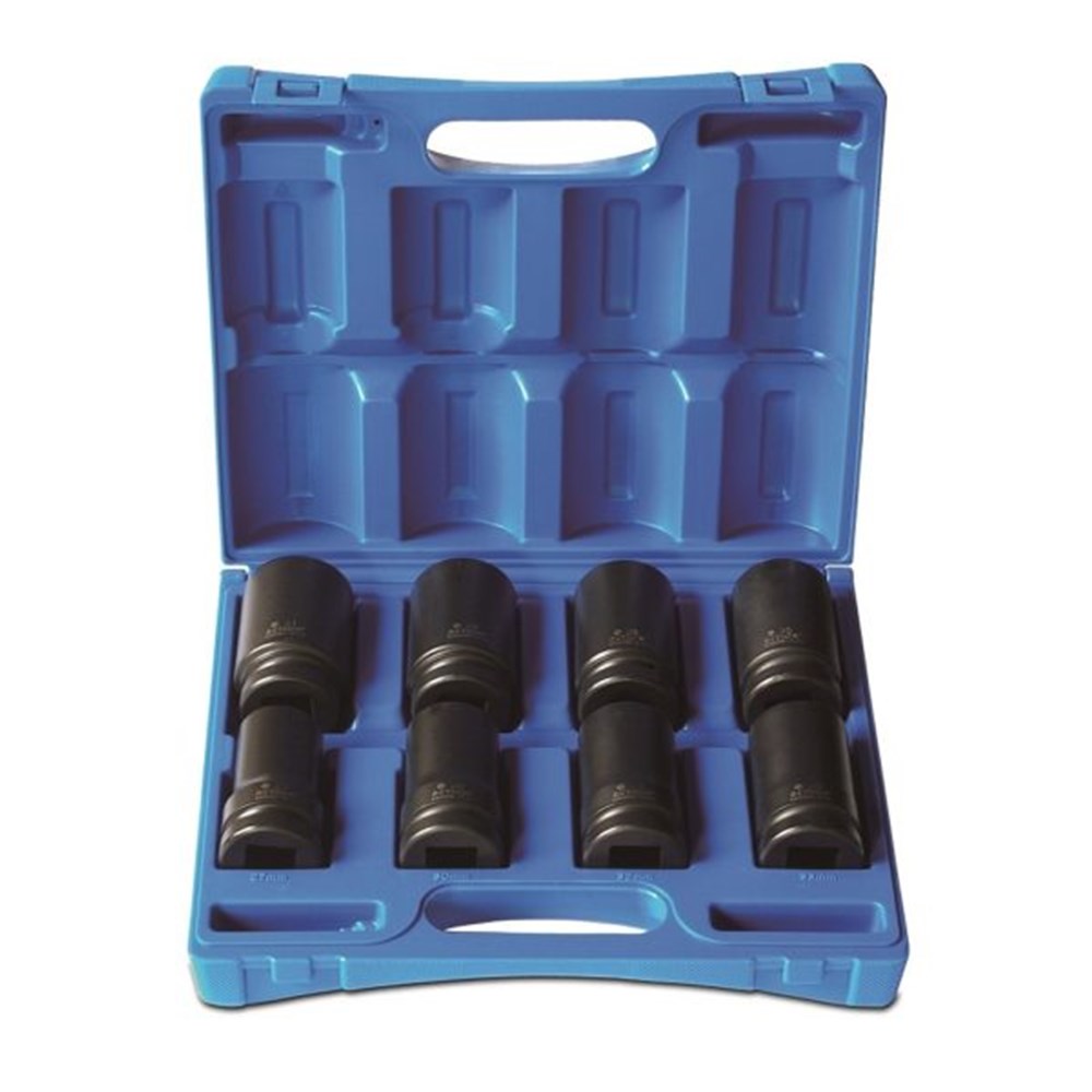 8 Pieces 1 Drive 6-Point Metric Deep Socket Set