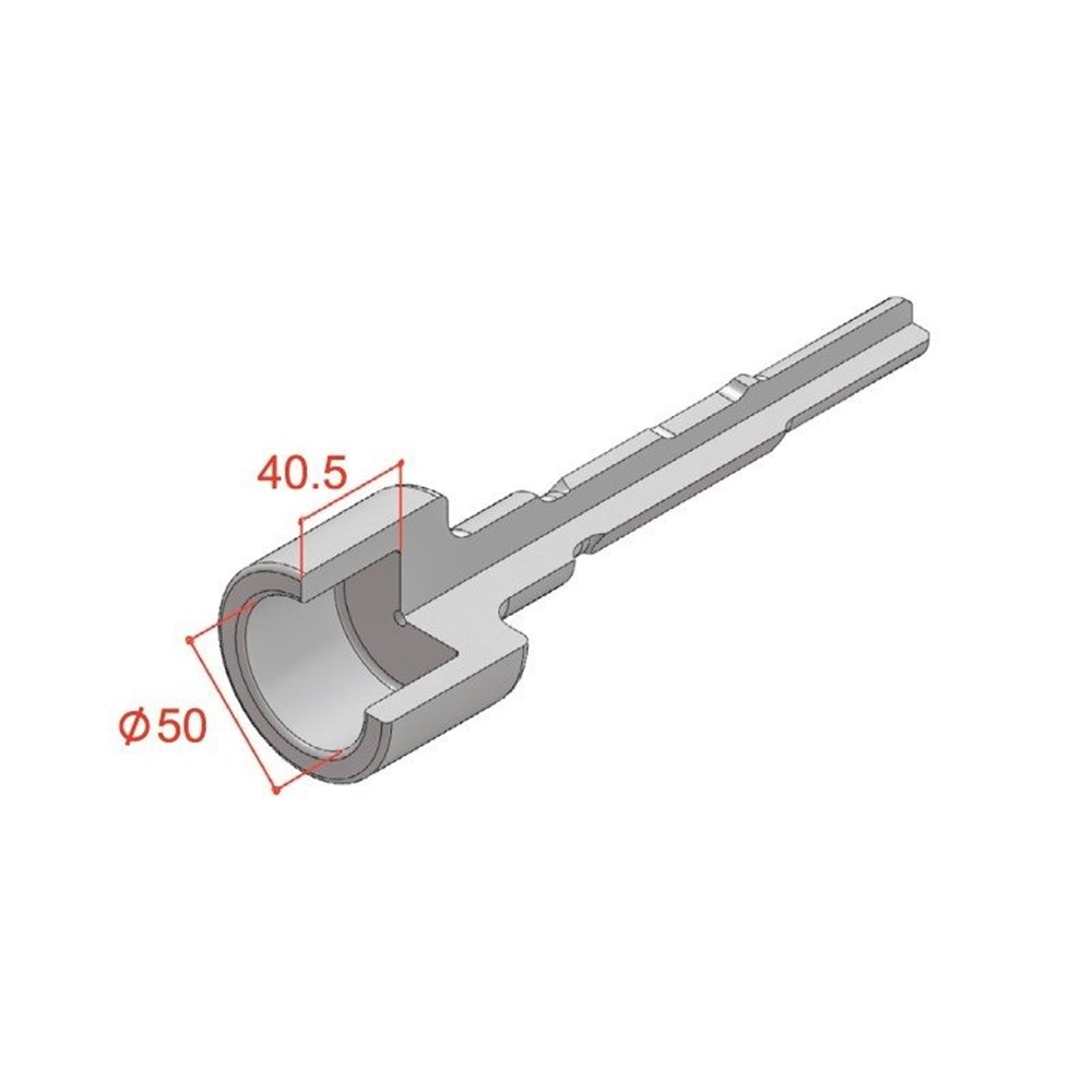 [170-22722250] 50 x 250mm 21mm Hex Shank Star Picket Driver