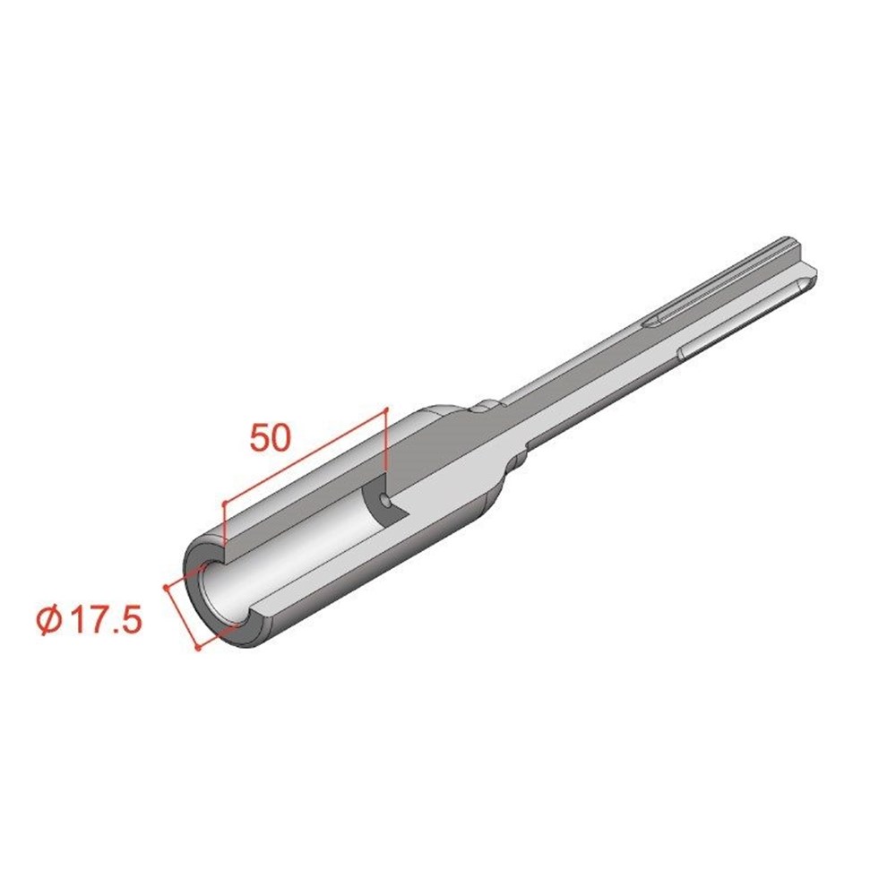 [170-23923250] 5/8" 250mm SDS Max Ground Rod Driver