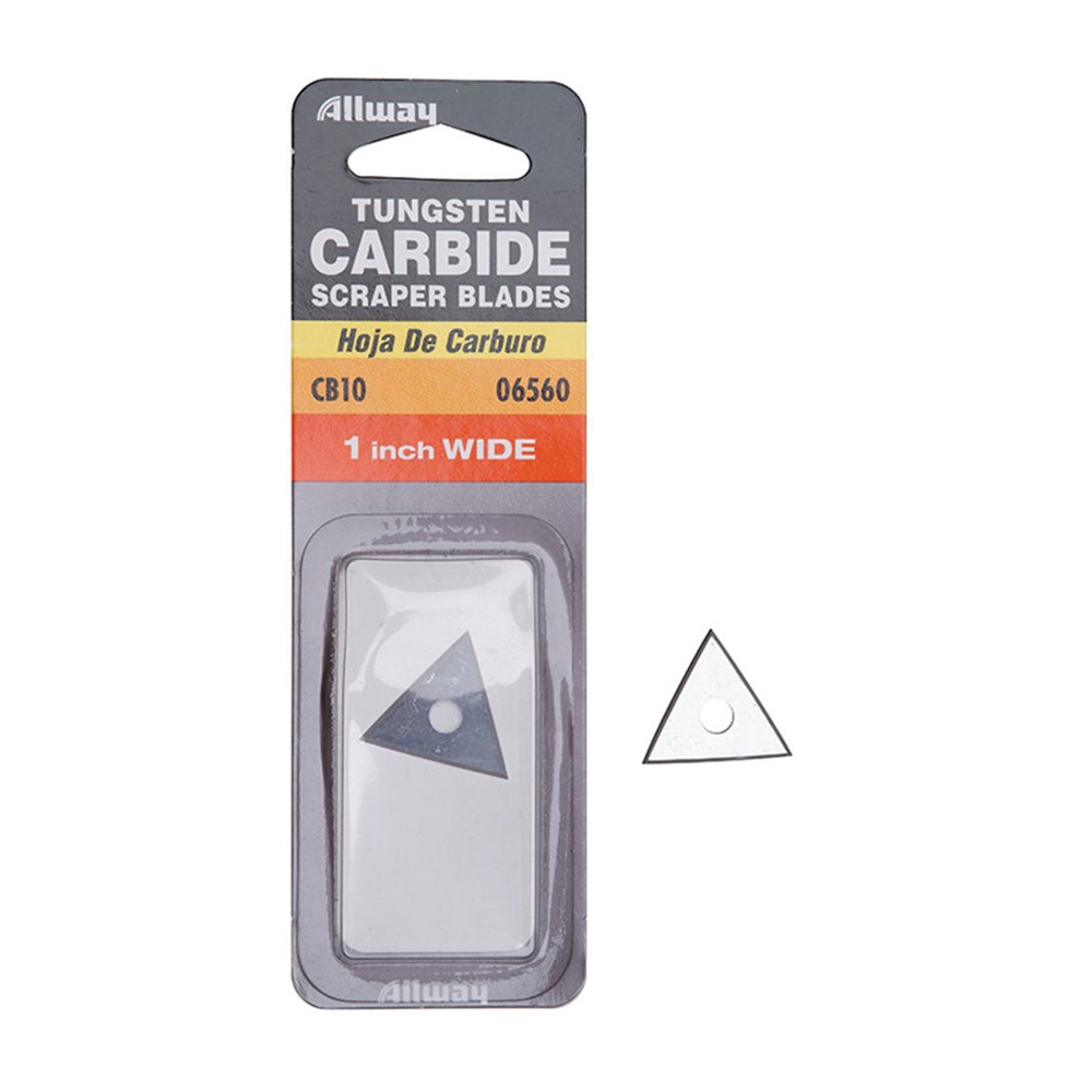 [170-CB10] Allway 1in (25mm) Carbide Blade - Triple Edge - Carded (06560)