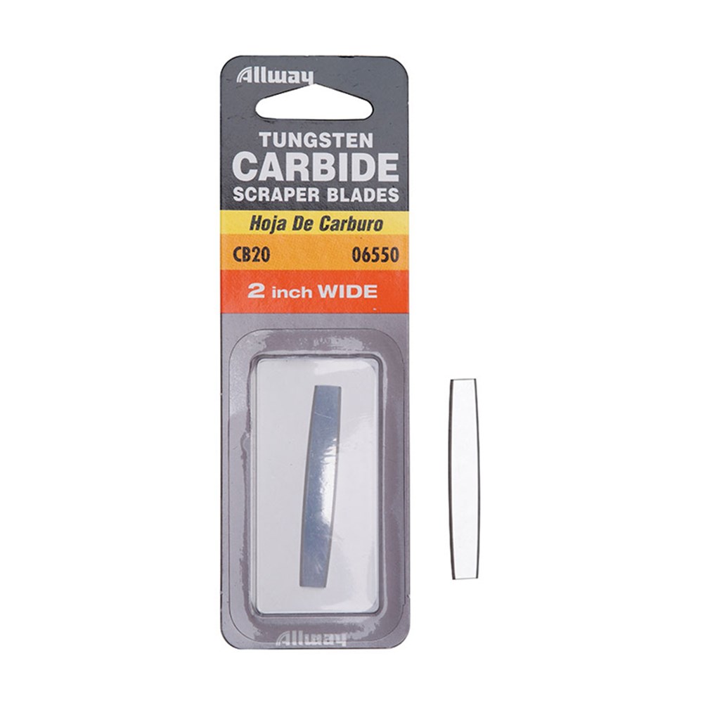 [170-CB20] Allway 2in (50mm) Carbide Blade - 2 Edge - Carded (06550)