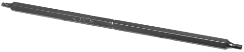 3mm In-hex & Ball In-hex Double End 1/4 Inch Hex Bit 175mm L