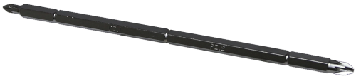 #1 & #2 Pozidriv Double End 1/4" Hex Bit 175mm L