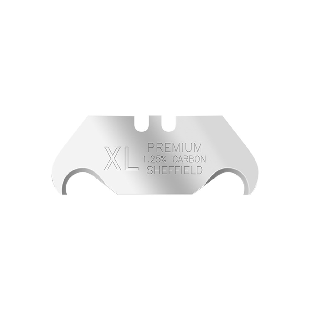 XL Premium Silver Hooked Blades (x10)