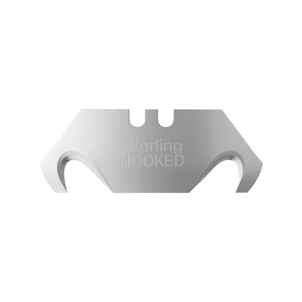 [170-968-5D] Safety Heavy Duty Rounded Tip Hooked Blade Dispenser (x50)