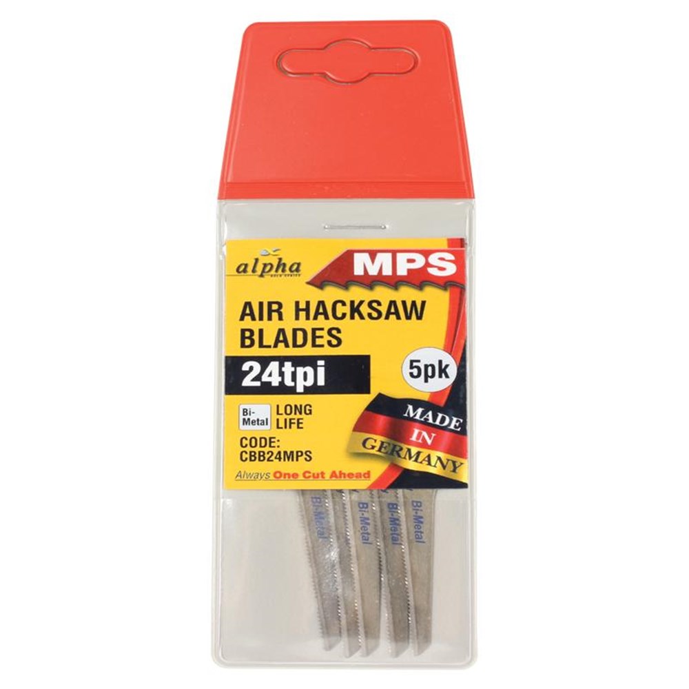 [170-CBB-24MPS] 24tpi Air Hacksaw Blades - MPS (x5)