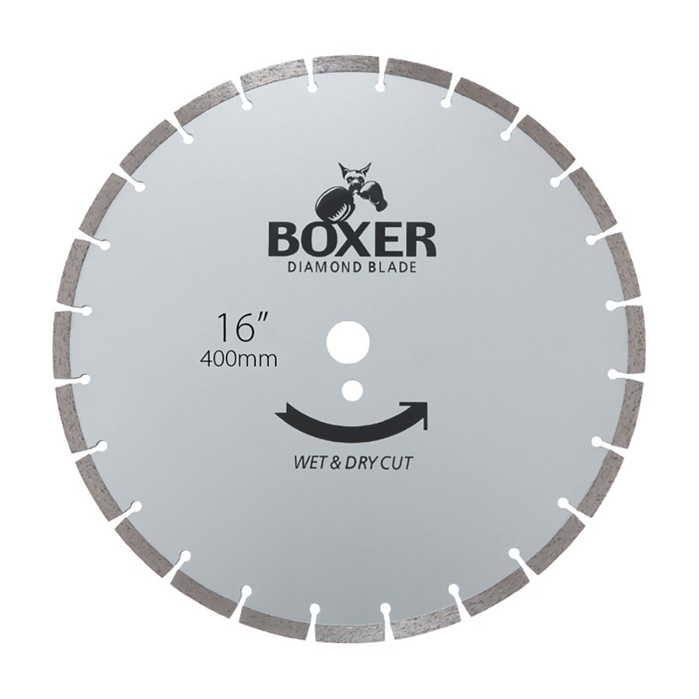 Austsaw/Boxer - 400mm (16in) Diamond Blade Boxer Segmented - 25.4/20mm Bore - Segmented
