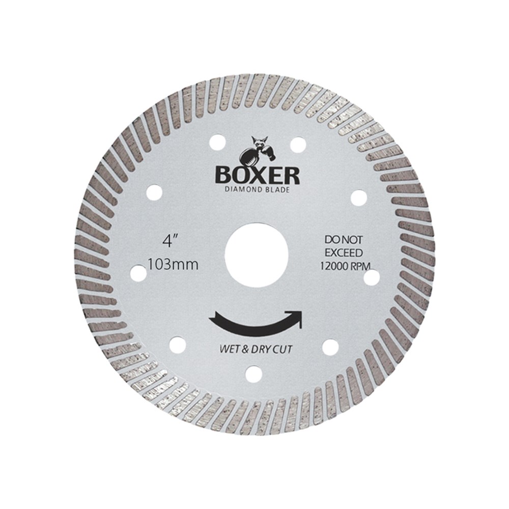 [170-BXR4U] Austsaw/Boxer - 103mm (4in) Diamond Blade Boxer Ultra Thin - 16mm Bore - Ultra Thin
